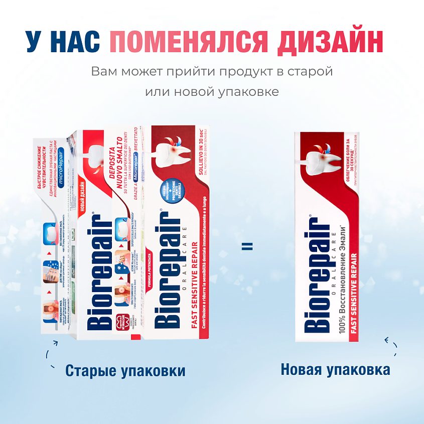 BIOREPAIR Зубная паста "Для чувствительных зубов" Fast Sensitive Repair – фото 6