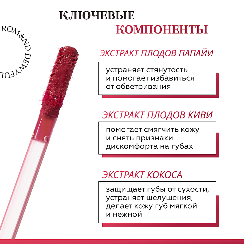 ROM&ND Тинт для губ глянцевый – фото 2