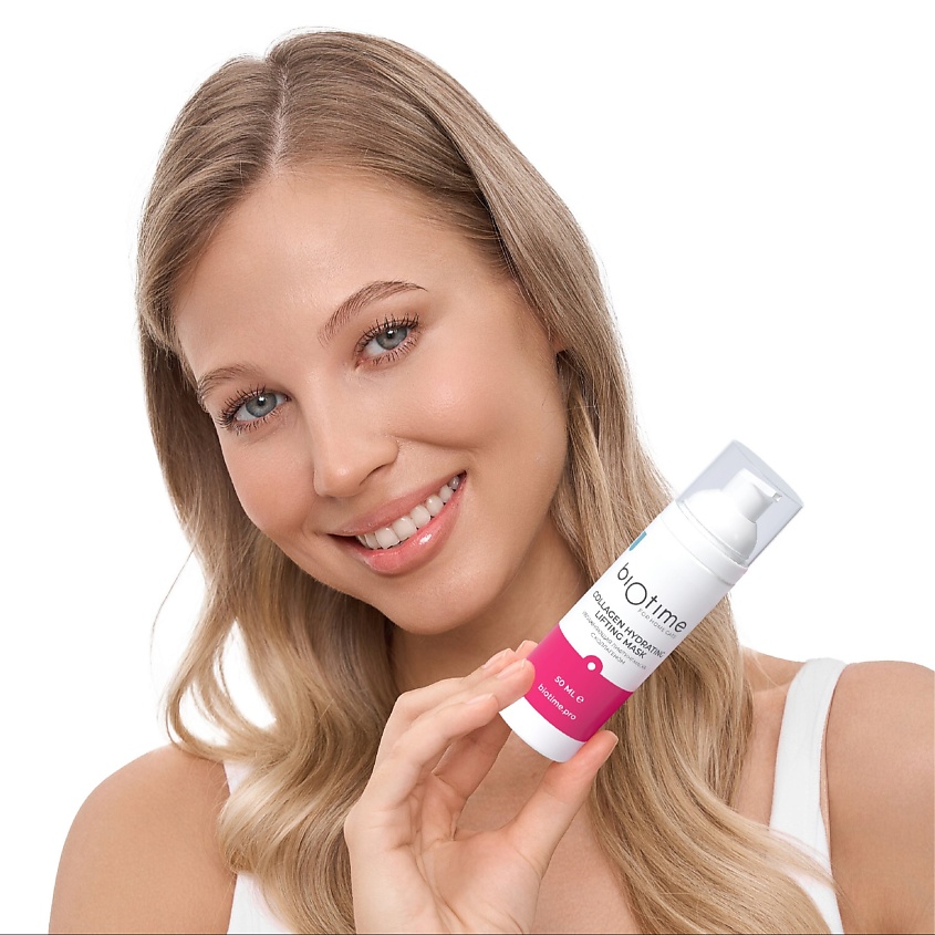 BIOTIME FOR HOME CARE Лифтинг маска для лица увлажняющая от морщин с коллагеном – фото 3