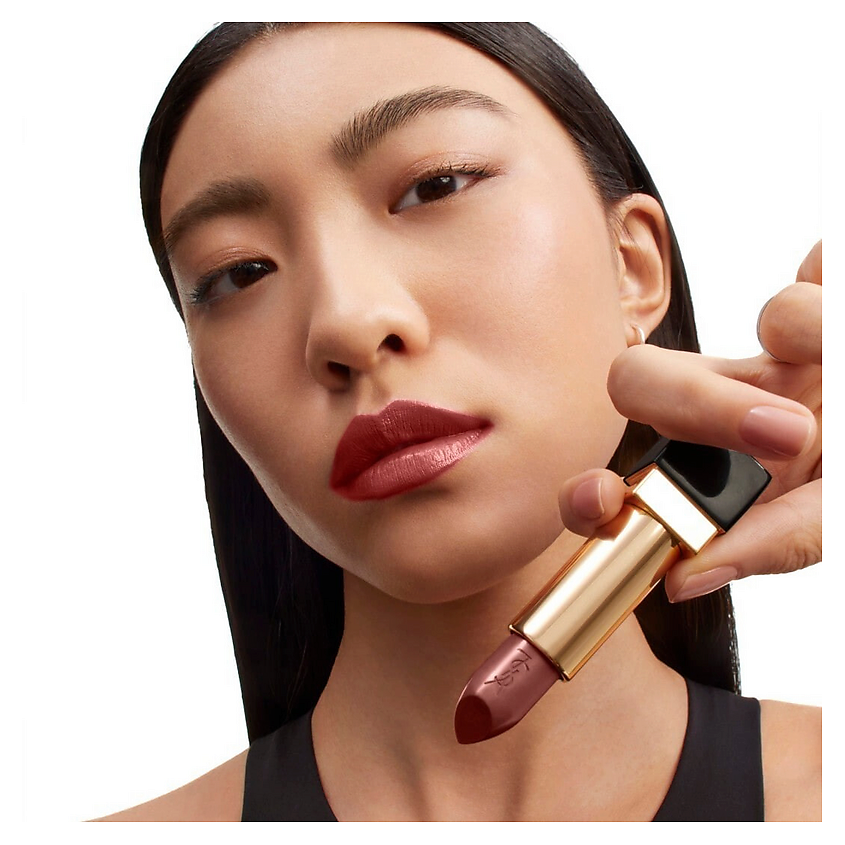 YVES SAINT LAURENT Губная помада Ikonen Rouge Pur Couture, O8 - BITTEN BROWN – фото 6