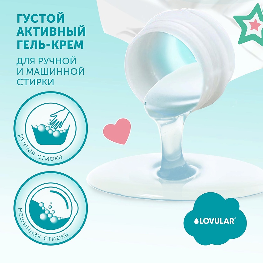 LOVULAR Гель для стирки SWEET KISS – фото 12
