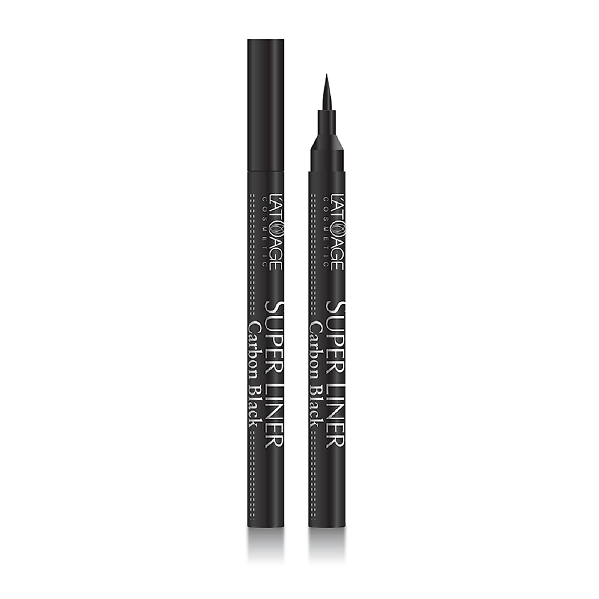 L'ATUAGE COSMETIC Подводка-фломастер для глаз "SUPER LINER Carbon Black" – фото 2