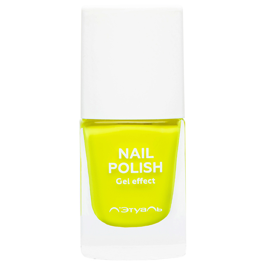 ЛЭТУАЛЬ Лак для ногтей с эффектом гелевого покрытия NAIL POLISH, № 448 space limon, 11 мл – фото 2