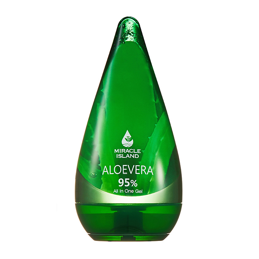 MIRACLE ISLAND Гель для лица, тела и волос 95% ALOEVERA – фото 2