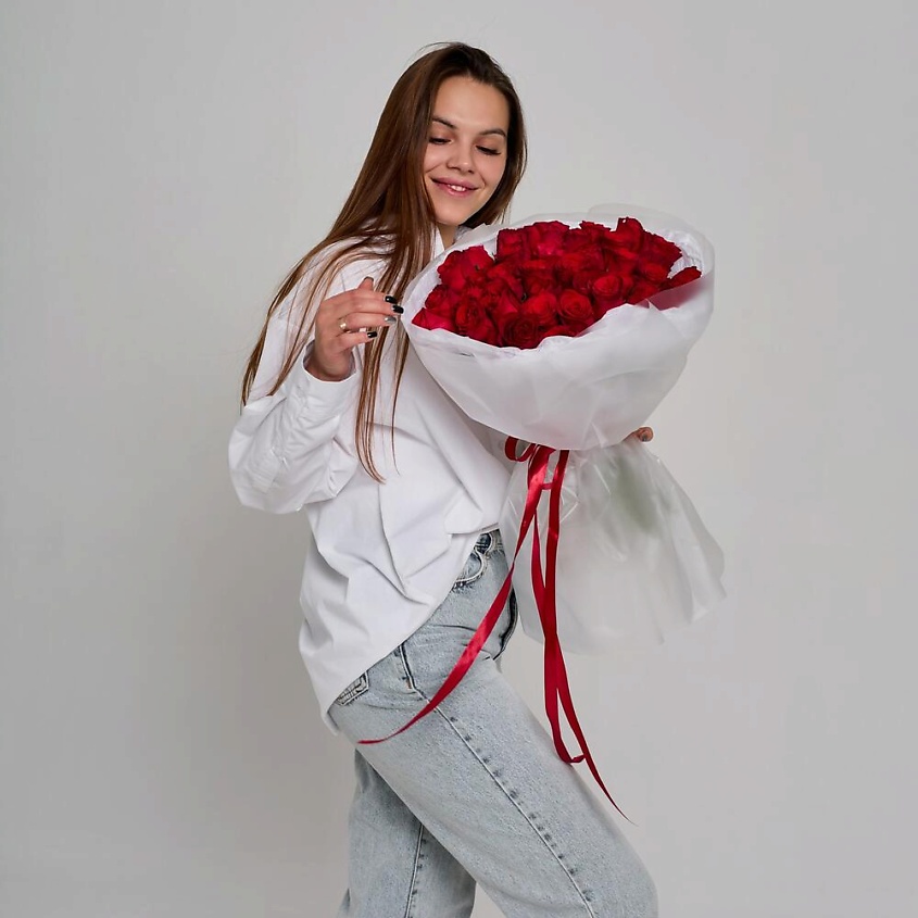 FLOWER DANCE Букет роз 35 шт – фото 2