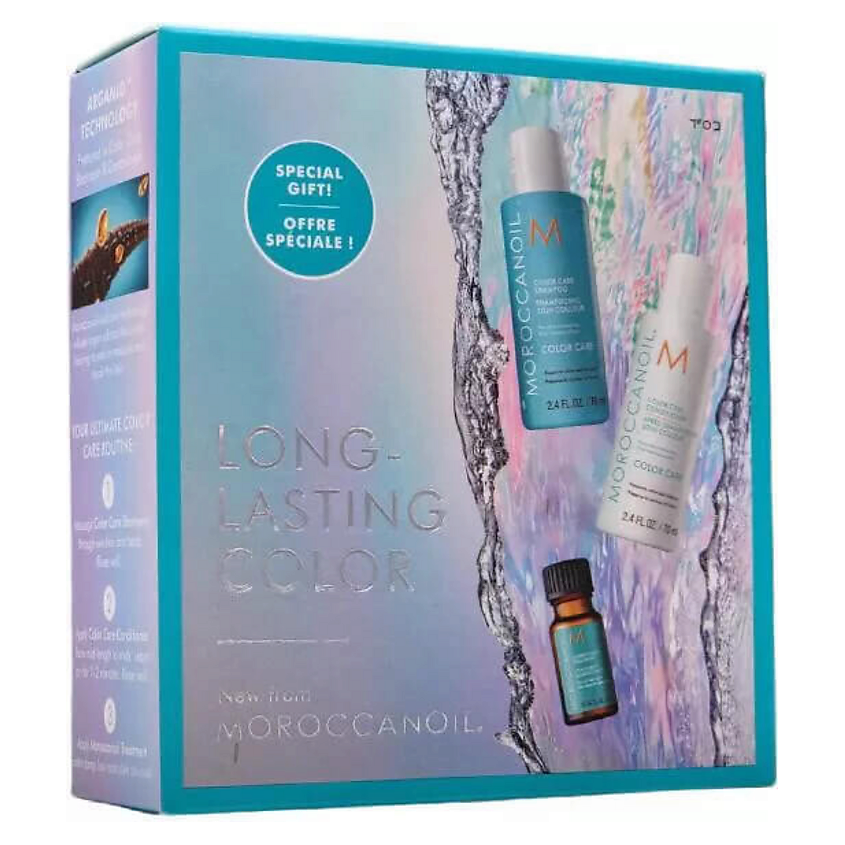 MOROCCANOIL Набор для волос Long Lasting Color Шампунь+кондиционер+масло – фото 1