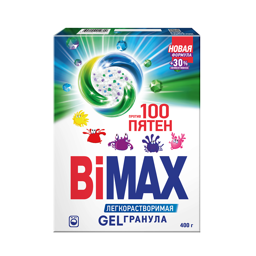 BIMAX Стиральный порошок 100 пятен Automat Gelгранула – фото 1
