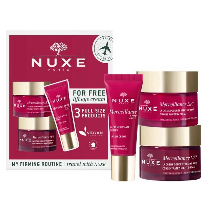 NUXE Набор My Firming Routine: Крем для глаз + Дневной крем + Ночной крем для лица – фото 1