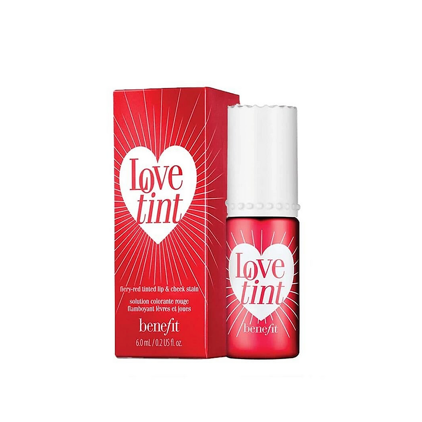 BENEFIT Тинт для губ и щек Lovetint Cheek & Lip Stain – фото 1