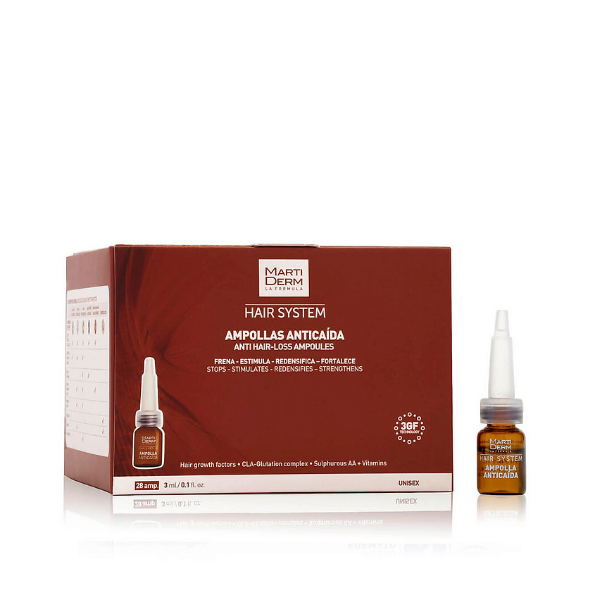 MARTIDERM Ампулы против выпадения волос Hair System – фото 1