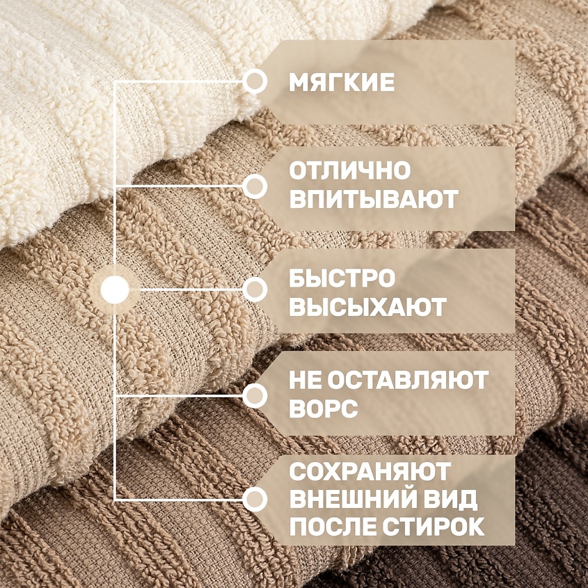 KARNA Салфетки махровые RAMLA – фото 2