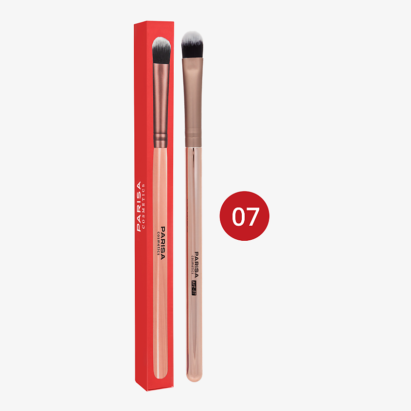 PARISA COSMETICS Кисть art-07 плоская для нанесения теней – фото 2