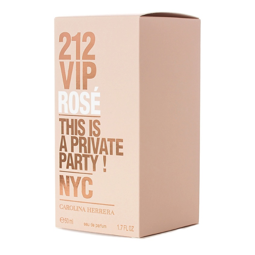 CAROLINA HERRERA 212 Vip Rosé, Парфюмерная вода, спрей 50 мл – фото 3