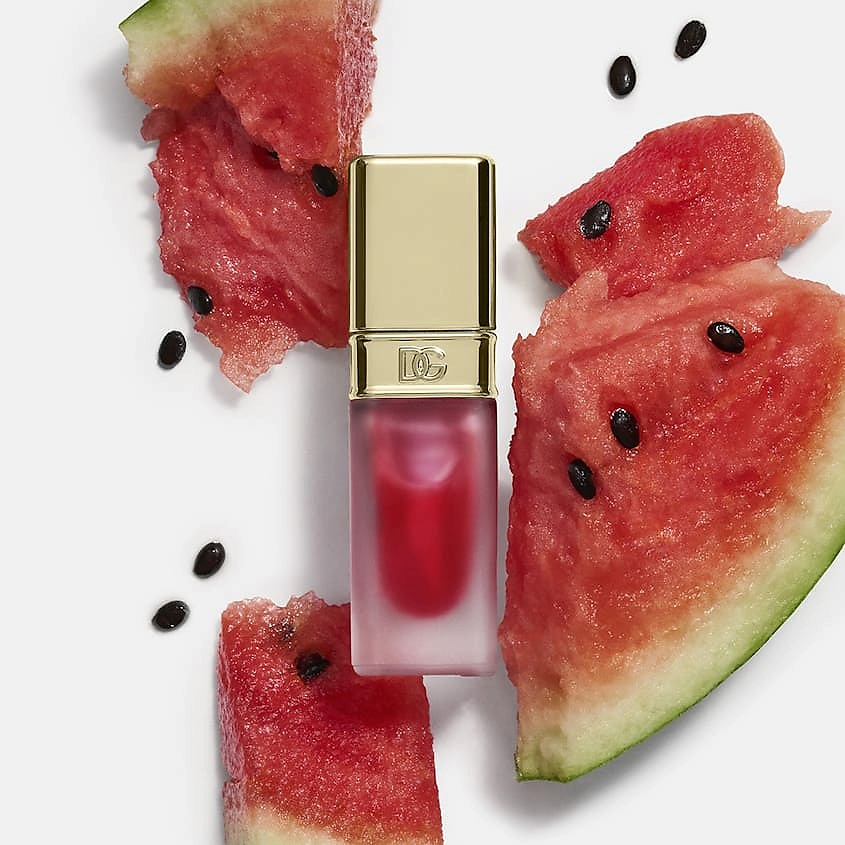 DOLCE&GABBANA Масло для губ с мгновенным эффектом объема Oil Lip Plumper, Watermelon, 7 мл – фото 4