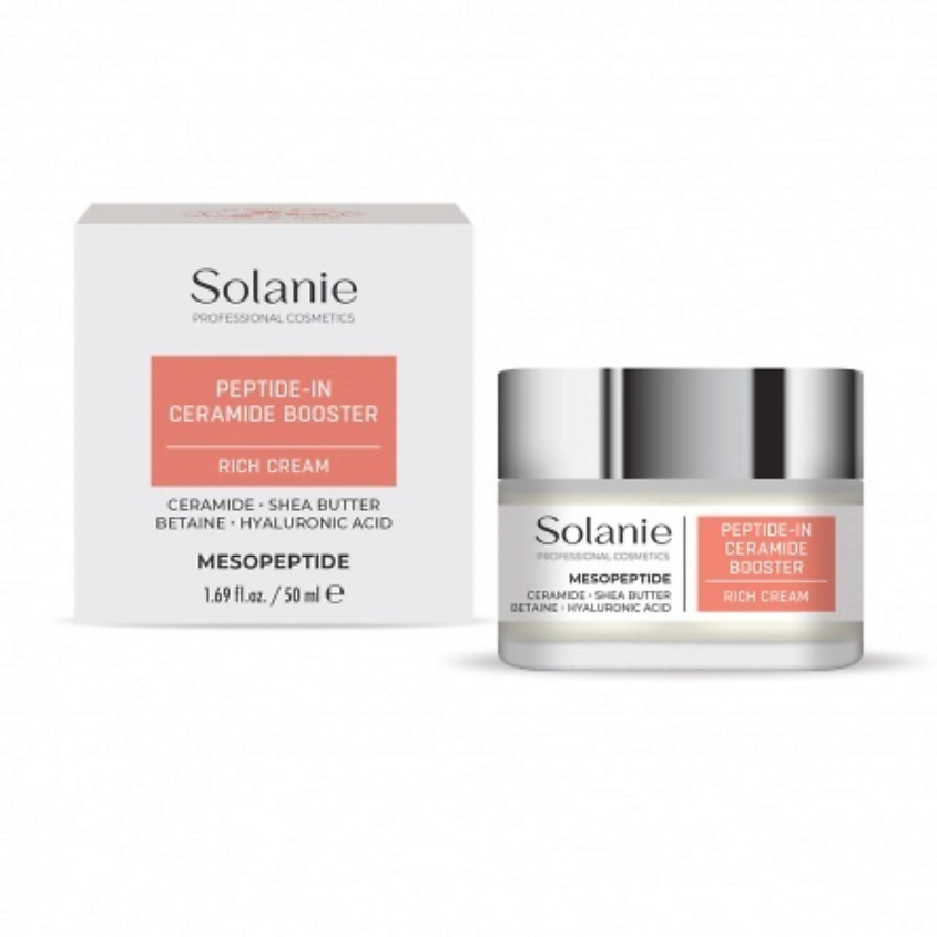 SOLANIE Питательный пептидный крем с церамидами, линия Mesopeptide – фото 2