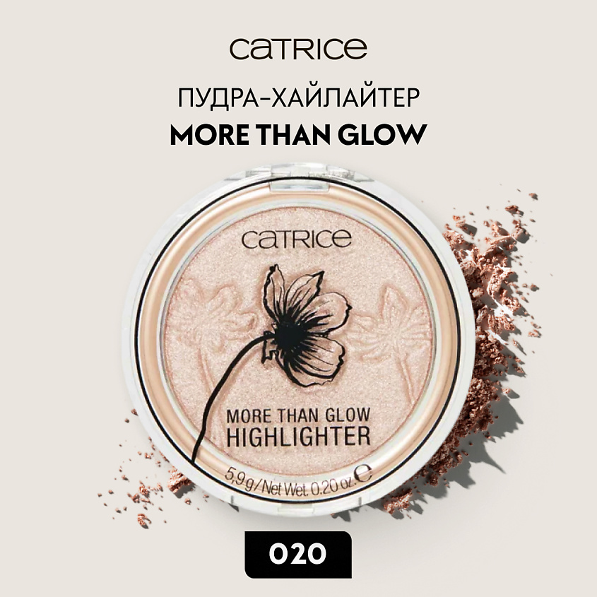 CATRICE Пудра-хайлайтер More Than Glow Highlighter – фото 2