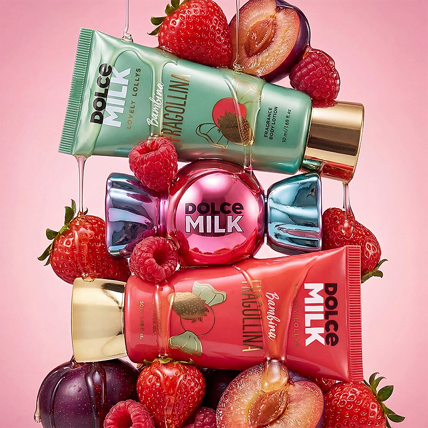DOLCE MILK Набор парфюмированный "Клубничка-невеличка" 334 Lovely Lollys – фото 3