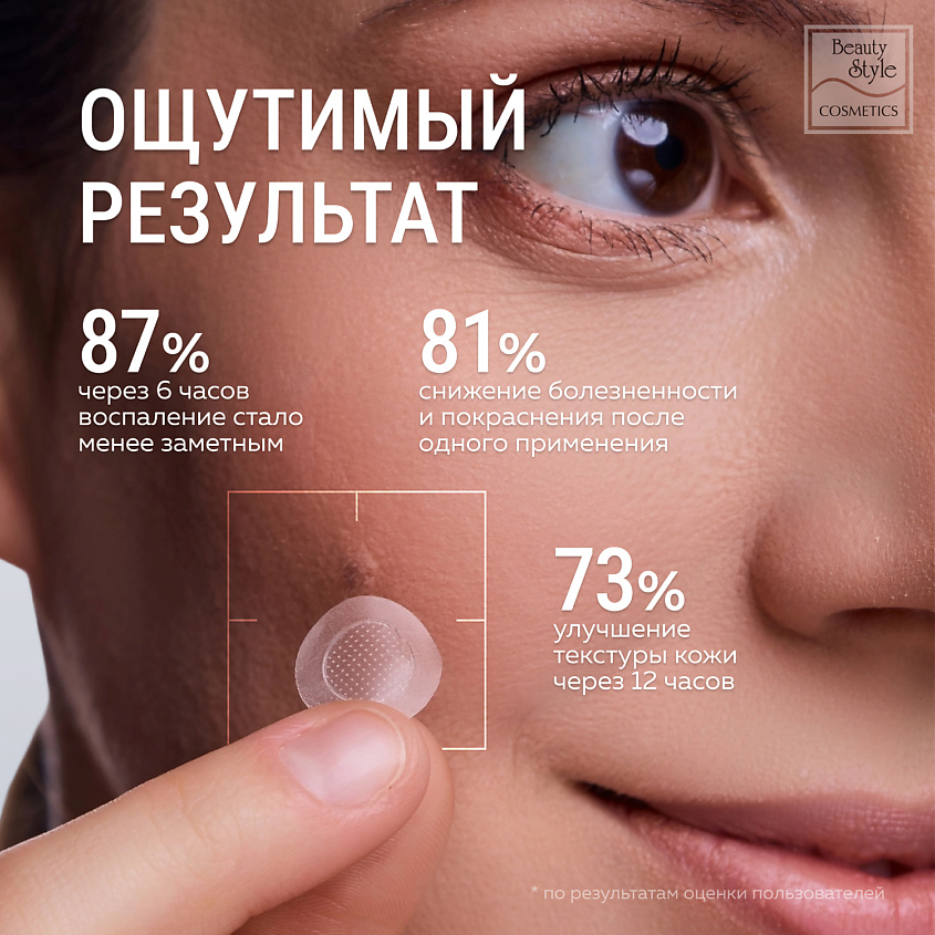 Beauty Style Патчи от прыщей с микроиглами и салициловой кислотой – фото 7