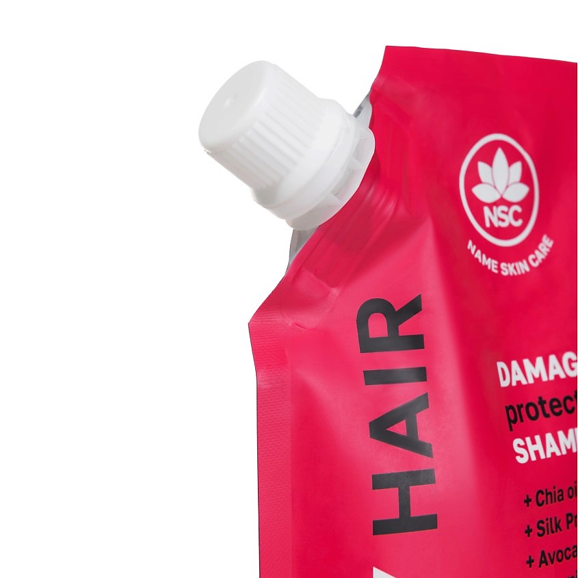 NAME SKIN CARE Шампунь восстанавливающий для поврежденных волос BEAUTY HAIR – фото 3