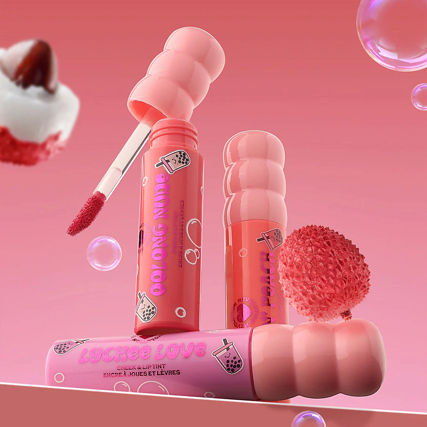 I HEART REVOLUTION Блеск для губ Milkshake Strawberry Glaze Lip Gloss – фото 3