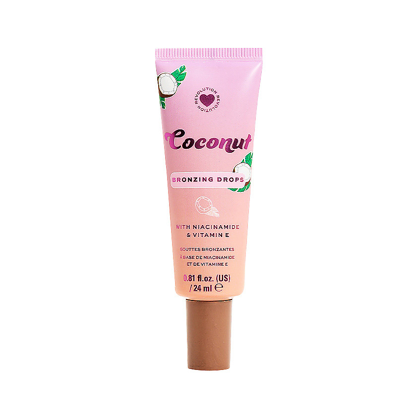 I HEART REVOLUTION Жидкий бронзер Coconut Bronzing Drops – фото 2