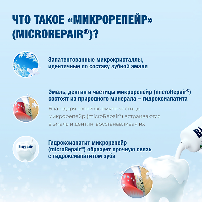 BIOREPAIR Зубная паста "Сохраняющая белизну" Pro White – фото 3