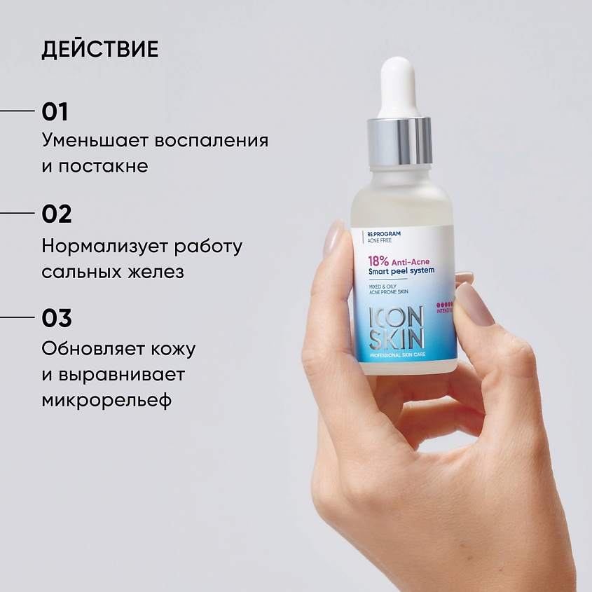 ICON SKIN Пилинг для проблемной кожи 18% – фото 3