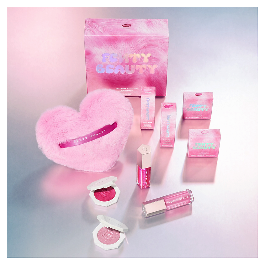 FENTY BEAUTY Пуховка-хайлайтер для лица и тела Fairy Bomb Wattacrush – фото 3