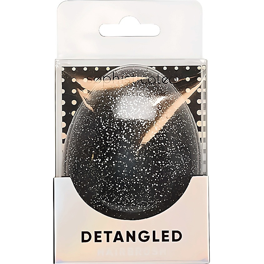 SOPHISTICATED Щётка для волос EGG BLACK GLITTER – фото 1