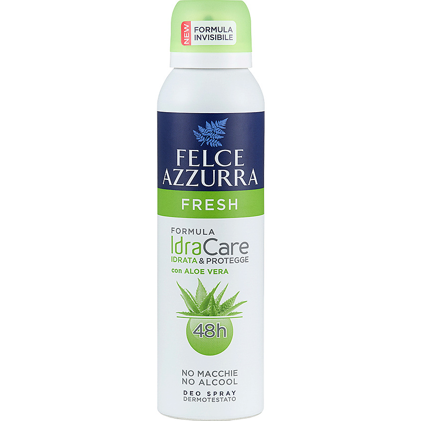 FELCE AZZURRA Дезодорант-спрей антиперспирант свежесть с Алоэ Вера Aloe Vera Deo Spray – фото 2