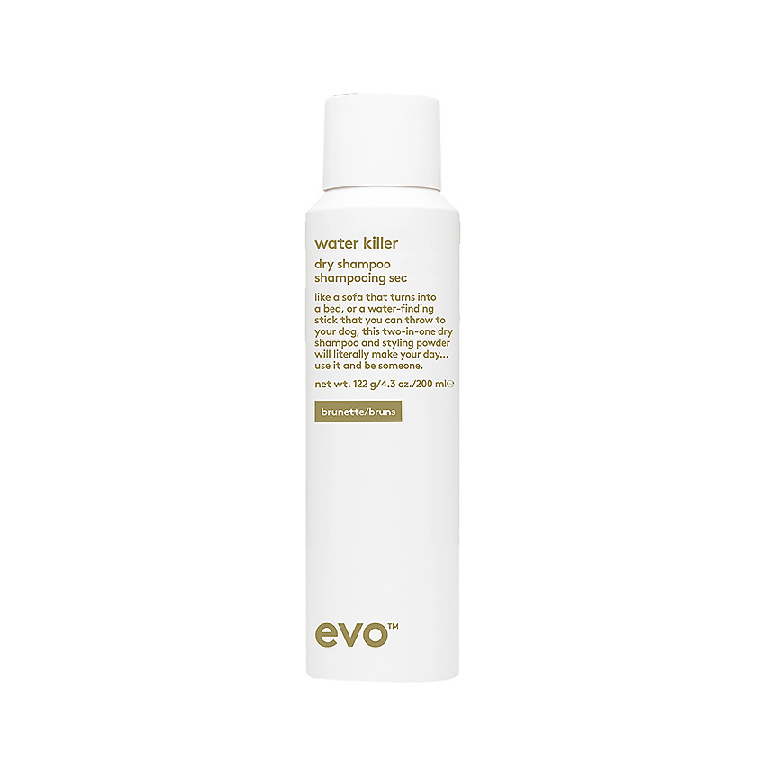 EVO полковник су[хой] брю[нет] сухой шампунь-спрей water killer dry shampoo brunette – фото 2