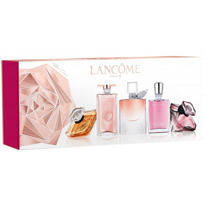 LANCOME Набор миниатюр: Miracle,Trésor,La Nuit Trésor, La Vie Est Belle,Idôle – фото 1
