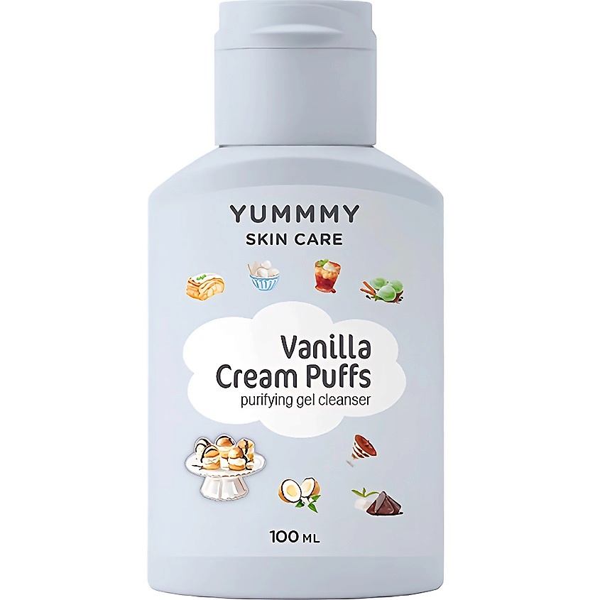 YUMMMY Гель для лица очищающий Vanilla Cream Puffs – фото 2