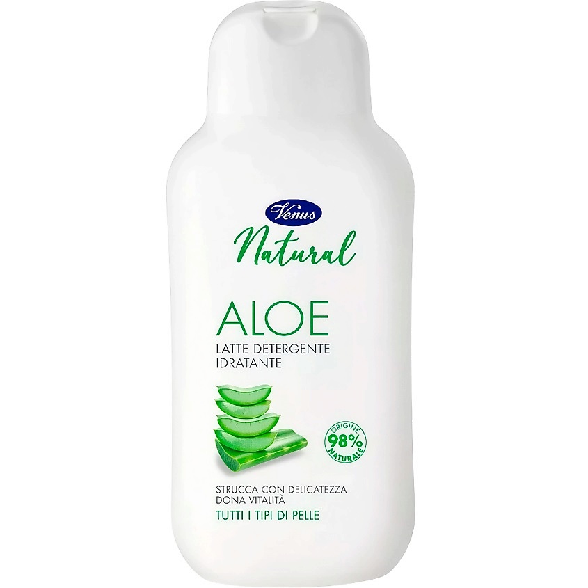VENUS Молочко для лица очищающее с алоэ вера Natural – фото 2