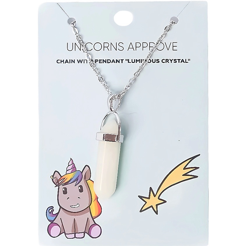 UNICORNS APPROVE Подвеска с цепочкой "Светящийся кристалл" – фото 2