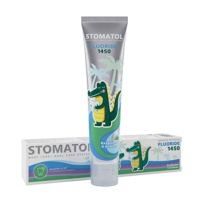 STOMATOL Зубная паста детская с повышенным содержанием фтора – фото 1