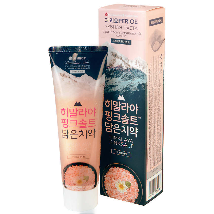 PERIOE Зубная паста с гималайской солью Himalaya Pink Salt Floral Mint – фото 1