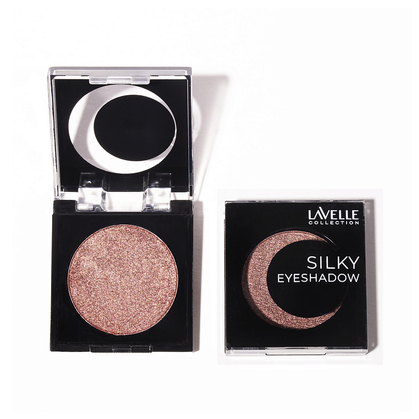 LAVELLE COLLECTION Тени для век Mono Silky Eyeshadow золотое сияние, 1 шт – фото 1