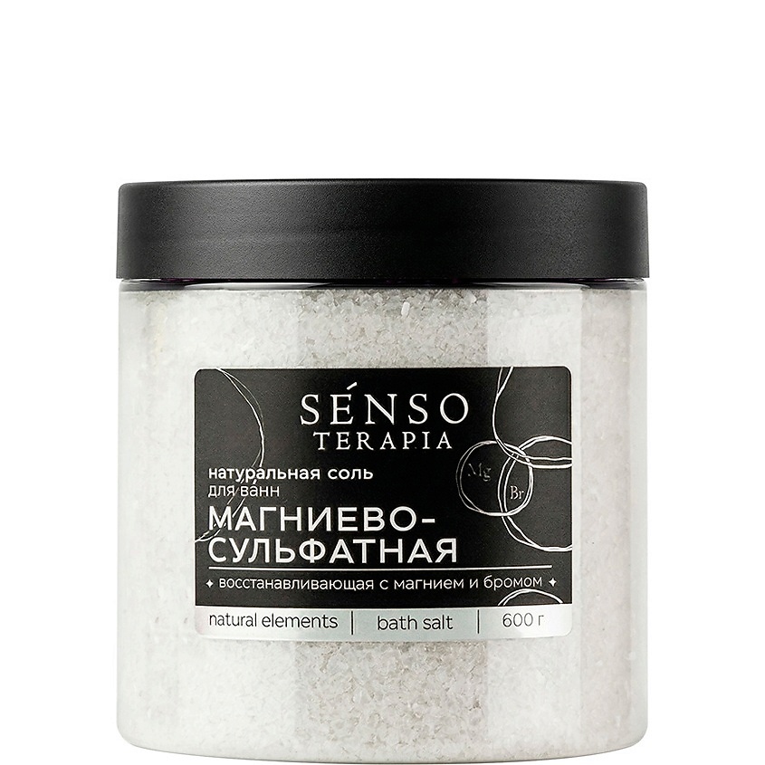 SENSOTERAPIA Соль для ванны натуральная магниево-сульфатная Восстанавливающая Natural Elements – фото 2