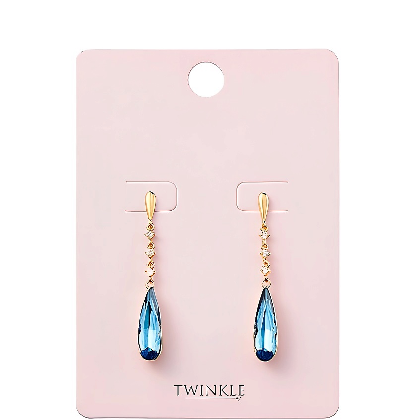 TWINKLE Серьги Royal Blue – фото 2