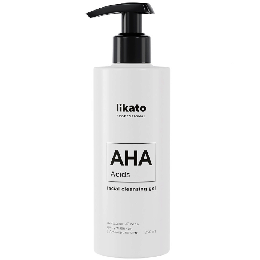 LIKATO Очищающий гель для умывания с АНА-кислотами Acids Facial Cleansing Gel – фото 1
