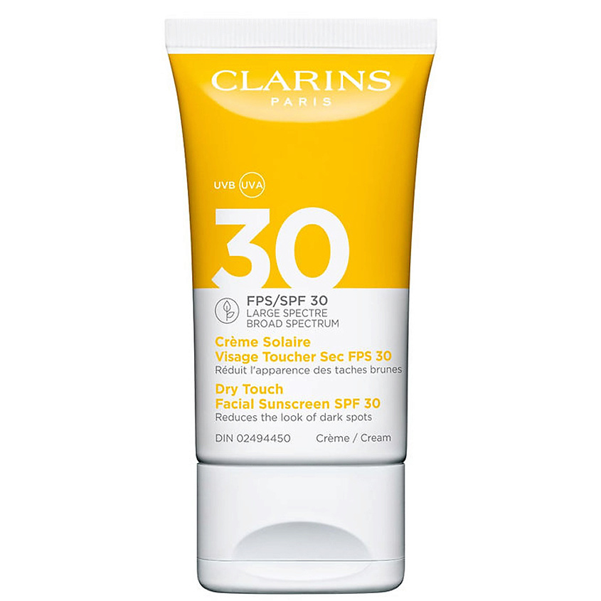 CLARINS Солнцезащитный крем для лица SPF 30 Dry Touch Sunscreen – фото 1