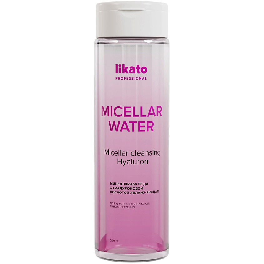 LIKATO Мицеллярная вода с гиалуроновой кислотой увлажняющая Micellar Water Hyaluron Cleancing – фото 1