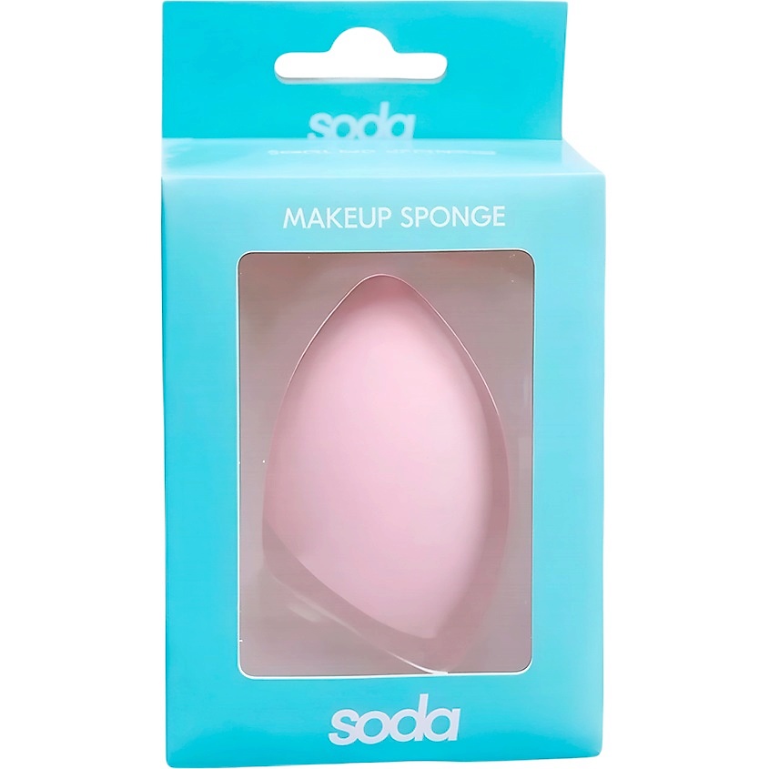 SODA Спонж для нанесения тональной основы розовый SODA #smoothblend – фото 2