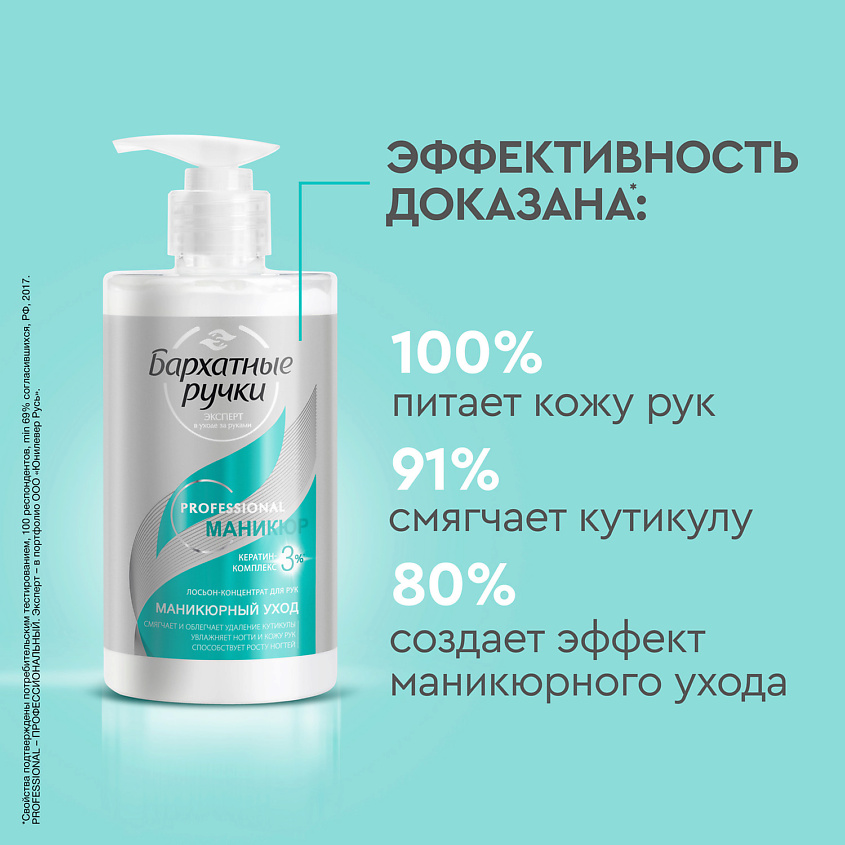 Бархатные ручки Лосьон-концентрат для рук Маникюр Проф – фото 9