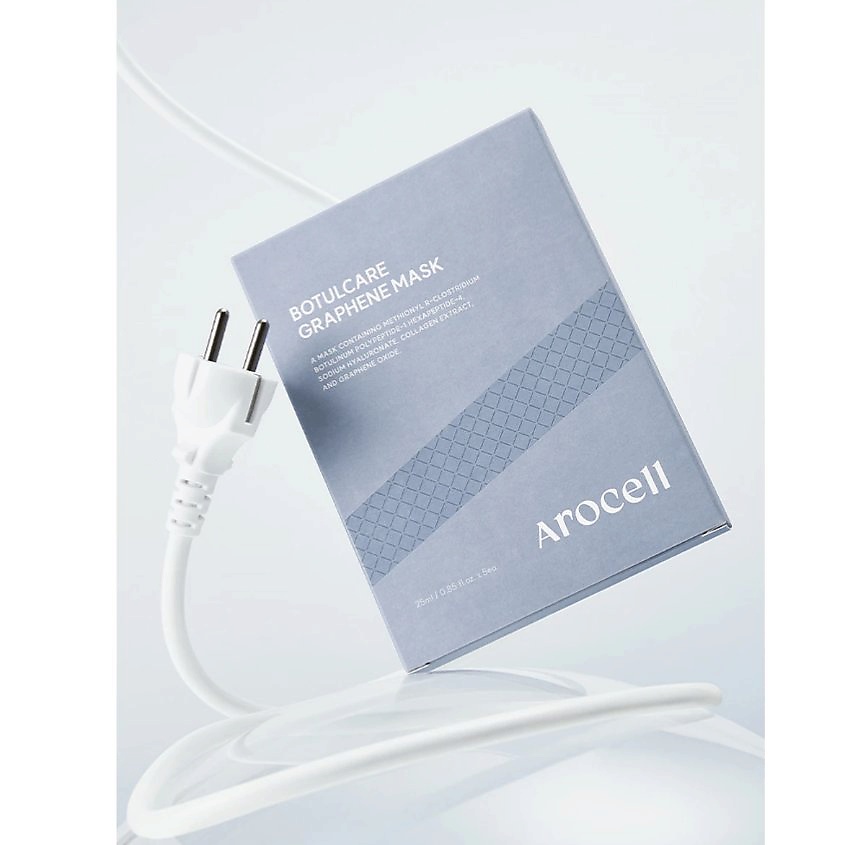AROCELL Графеновая маска с ботулиническим пептидом  Botulcare Graphene Mask – фото 4