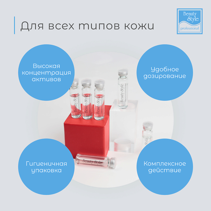 BEAUTY STYLE Сыворотка для лица корейская с коллагеном для светодиодной led маски – фото 4