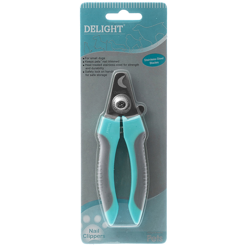 DELIGHT PET Когтерез-секатор серия AQUA малый со стопором – фото 6
