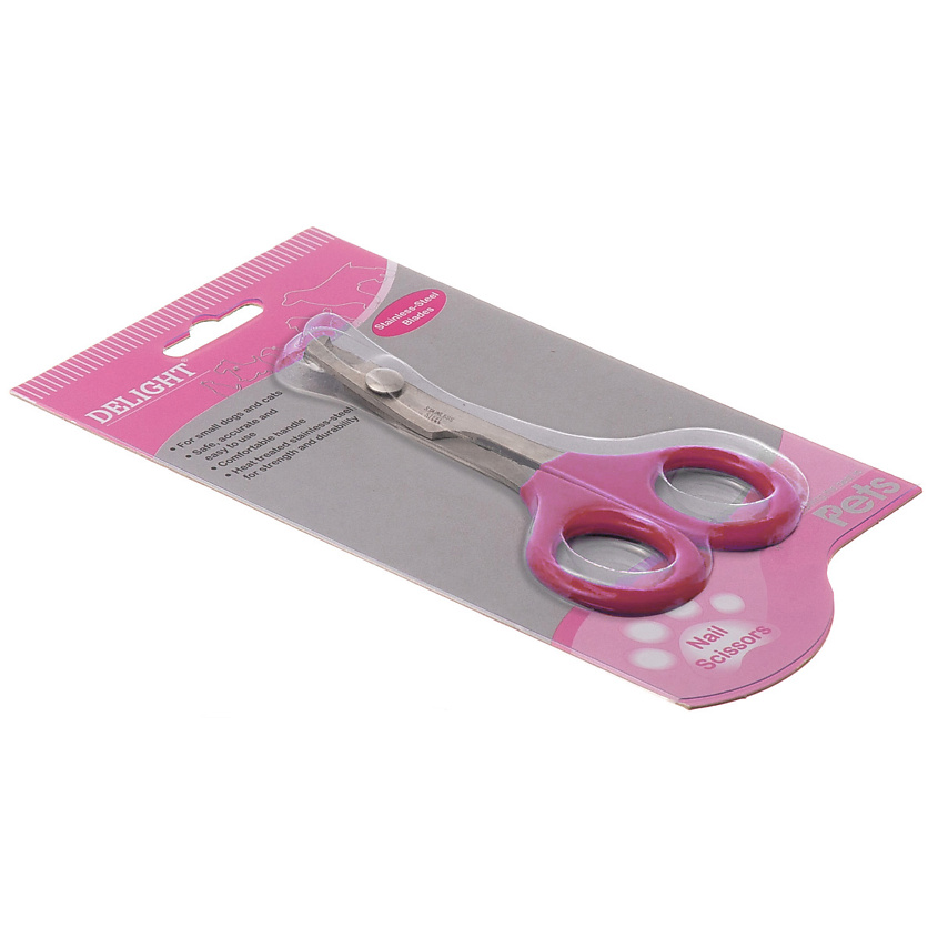 DELIGHT PET Когтерез-ножницы серия ROSE малый прямой для кошек – фото 6
