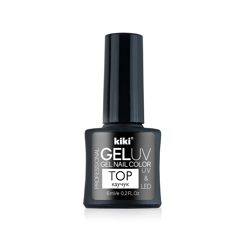 KIKI Гель-лак для ногтей TOP КАУЧУК Gel Uv&Led – фото 3